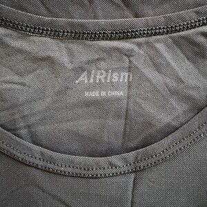 Uniqlo Airism black tank nylon/ spandex
